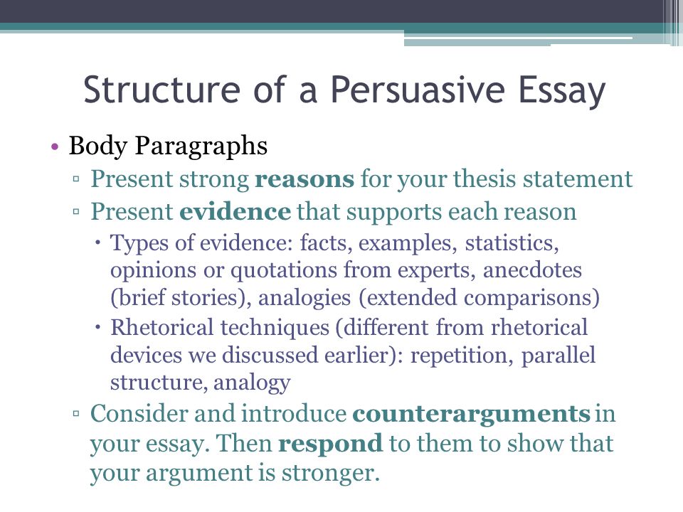 Analogy essay outline
